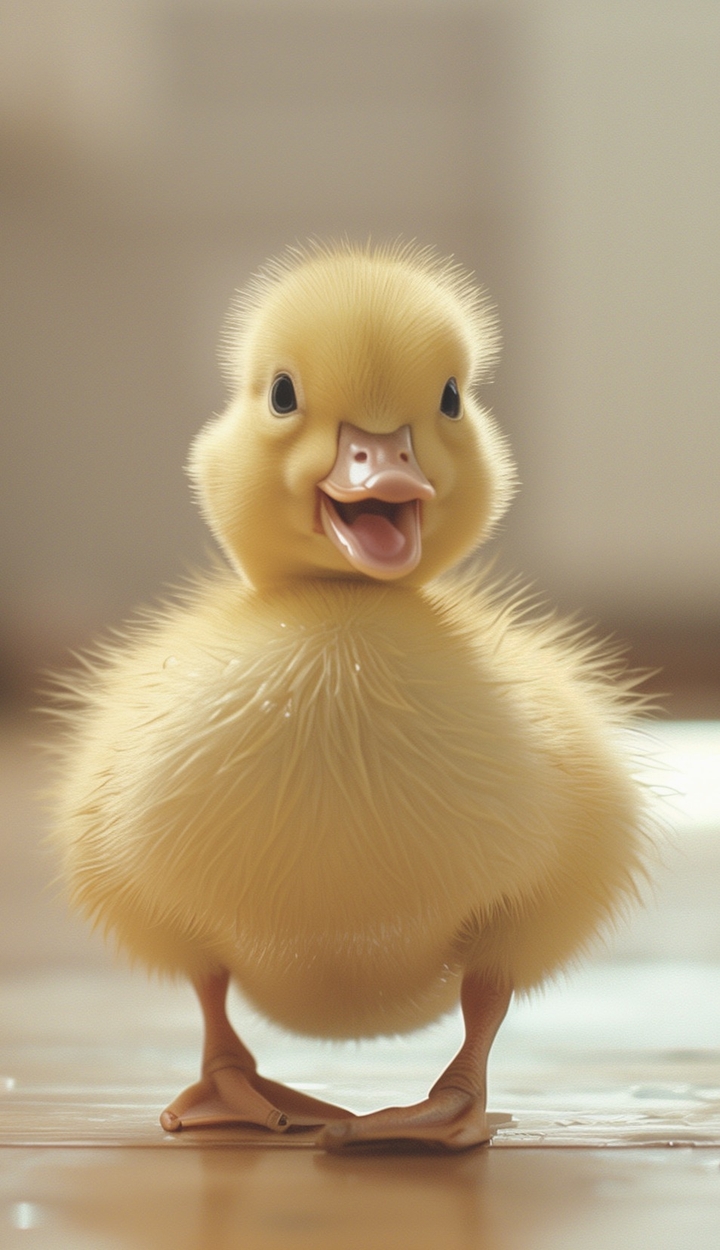 Duck cute, little duck