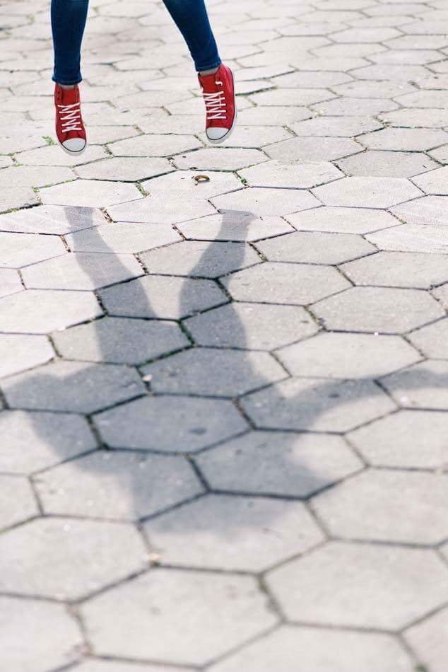 jumping girl
