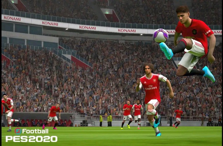 Manchester United in action / PES 2020