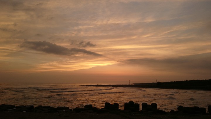 夕陽餘暉