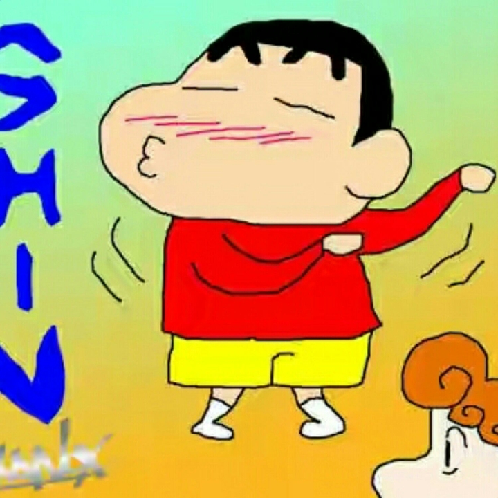 Shinchan in dancing mood