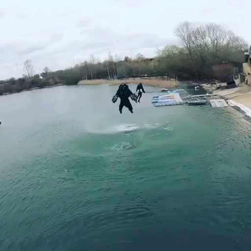 Flying man