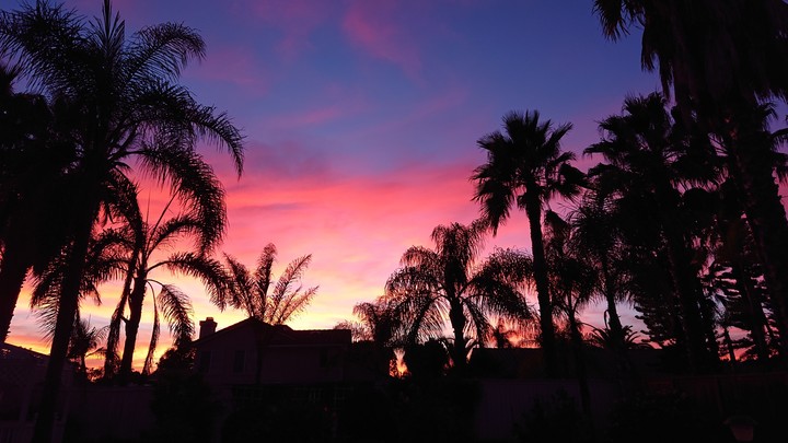 California sunset