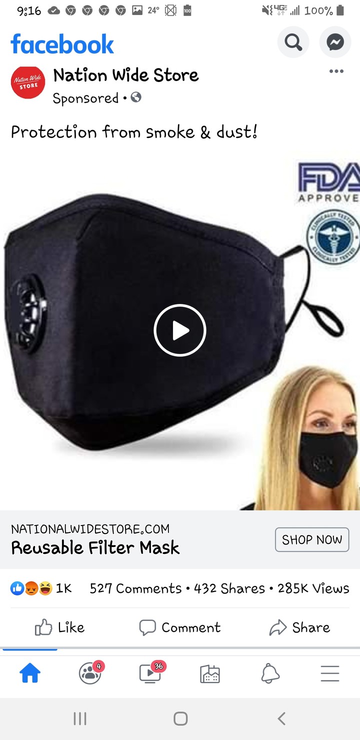 facemasks