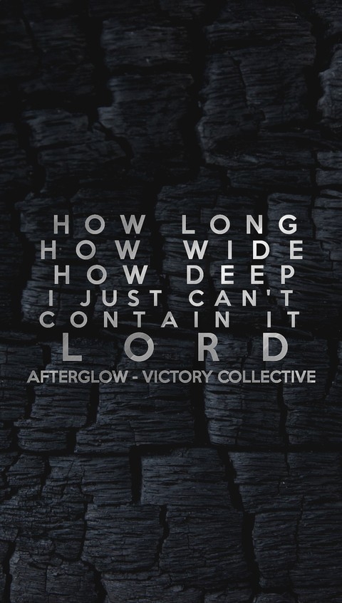 Gods love that is hard to contain.