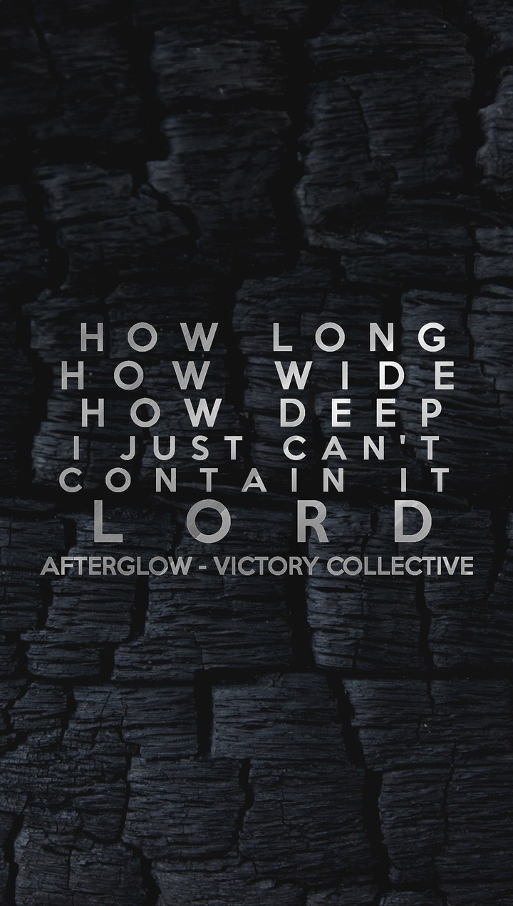 Gods love that is hard to contain.