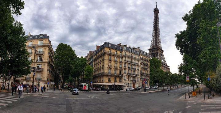 Streets of Paris - Eiffel tower