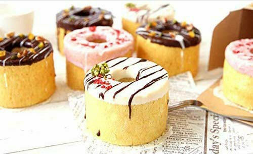 mini baumkuchen rolls with icing