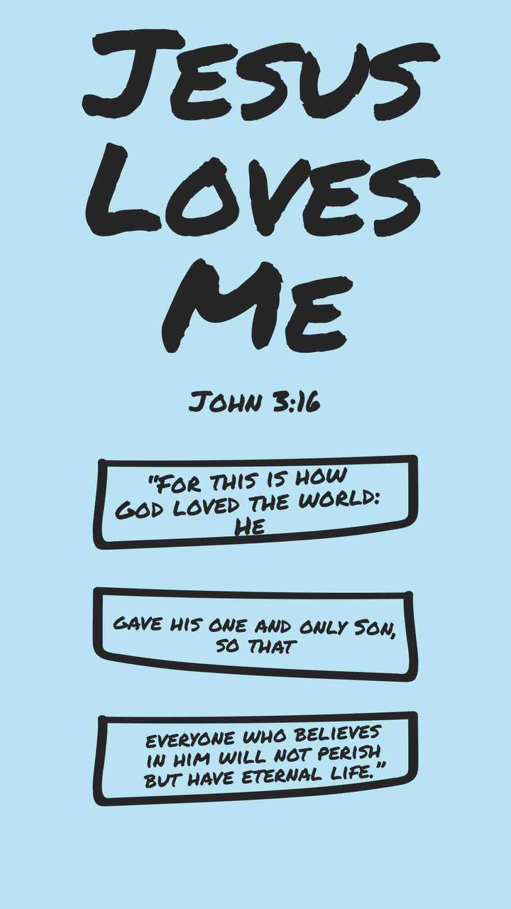 jesus loves me