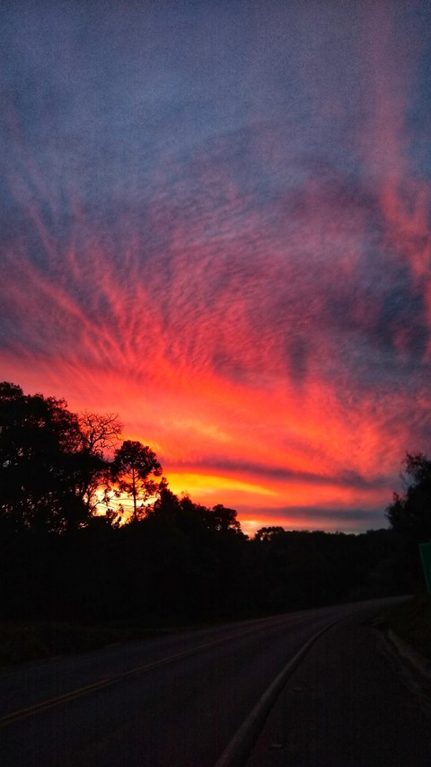 Por do sol