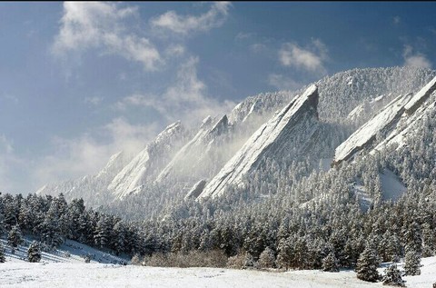 snowy mountain