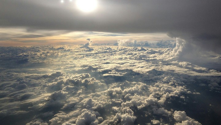 above the cloud's