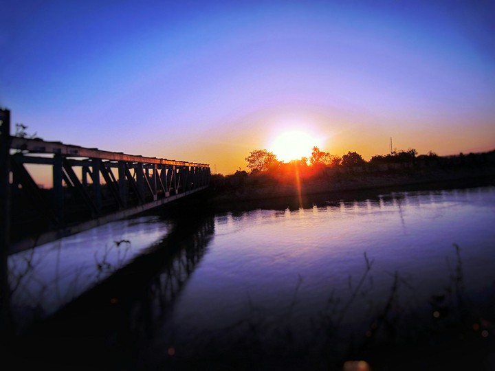 #sunset#bridge..