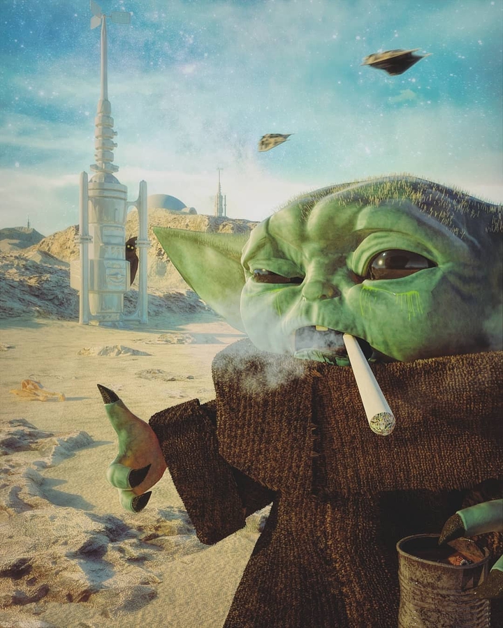 Gangster Yoda Baby