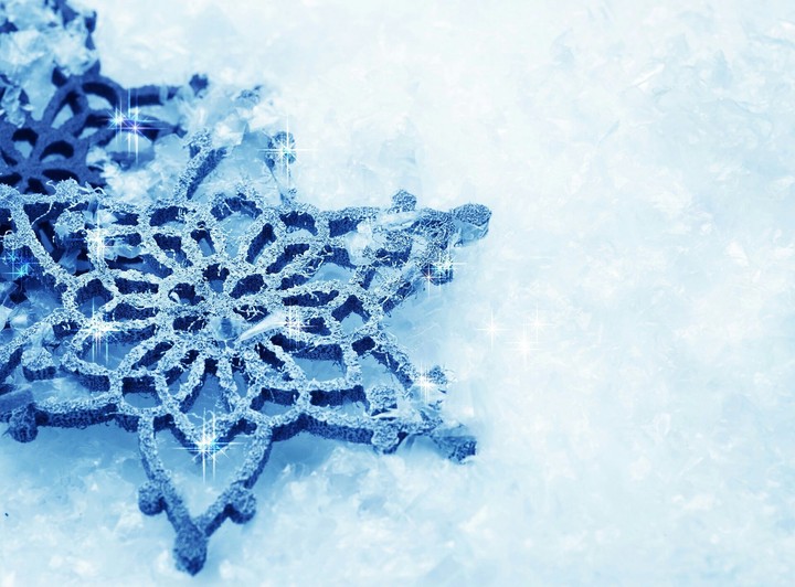 Shimmering snowflakes
