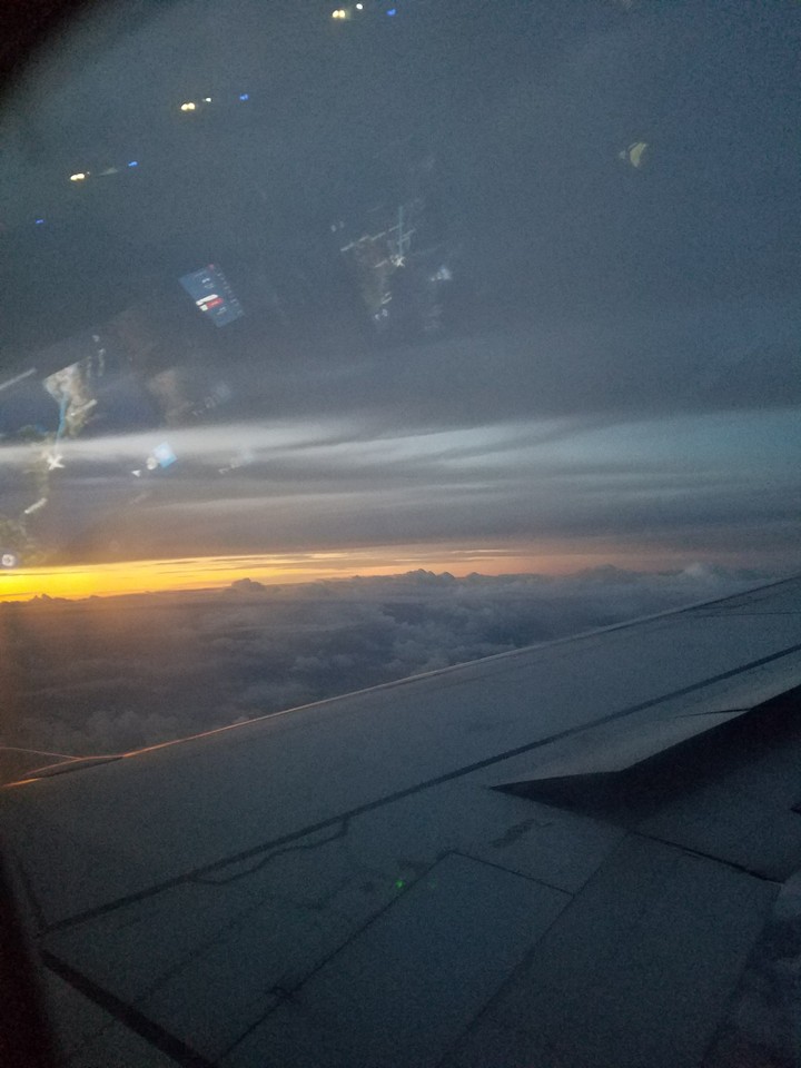de viaje a punto de aterrizar