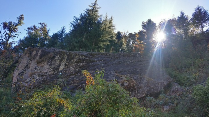 beautiful mountain sunrise