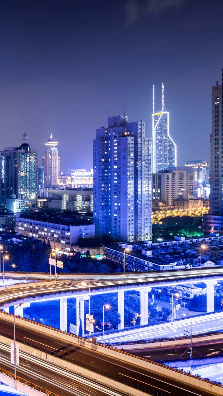 city in night