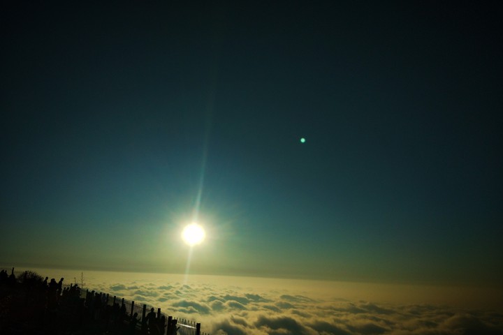 floating in the skys