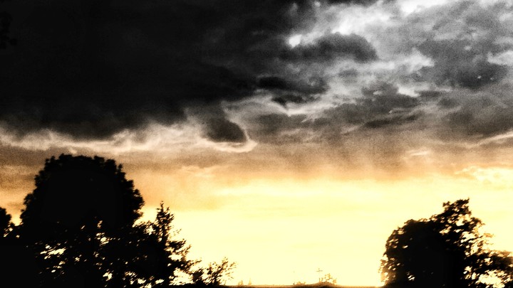 spring storm passing by