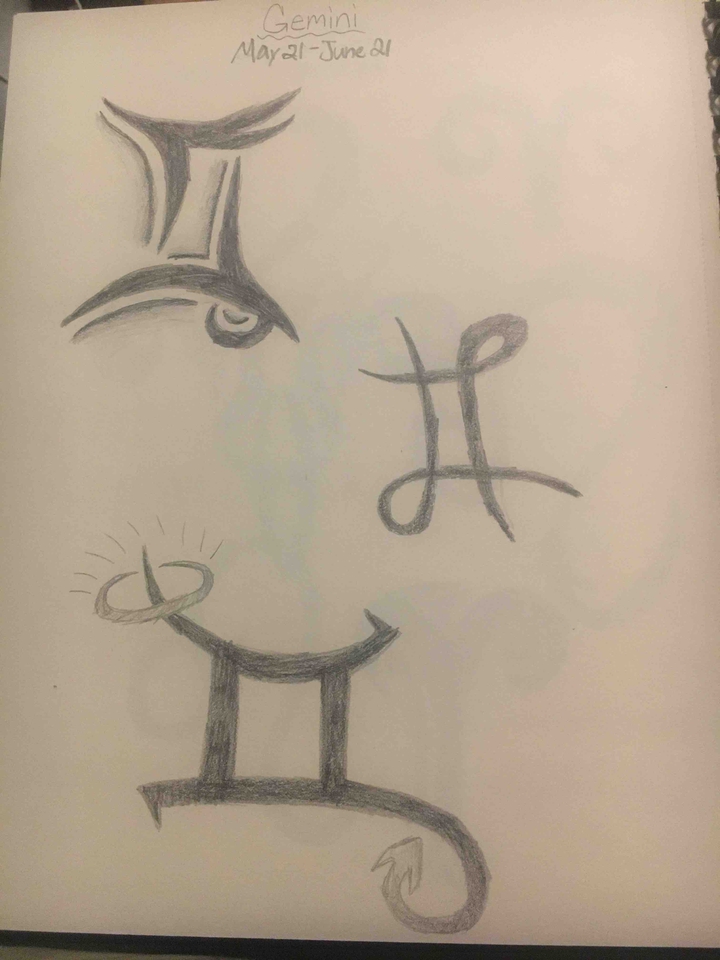 zodiac sign tattoos/drawings pt2