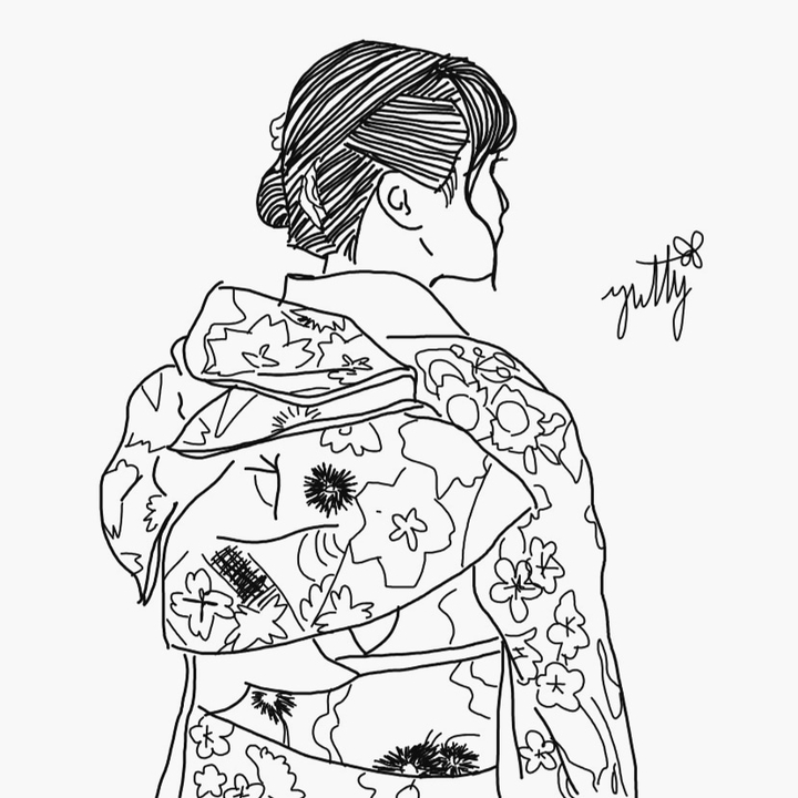 未返り美人