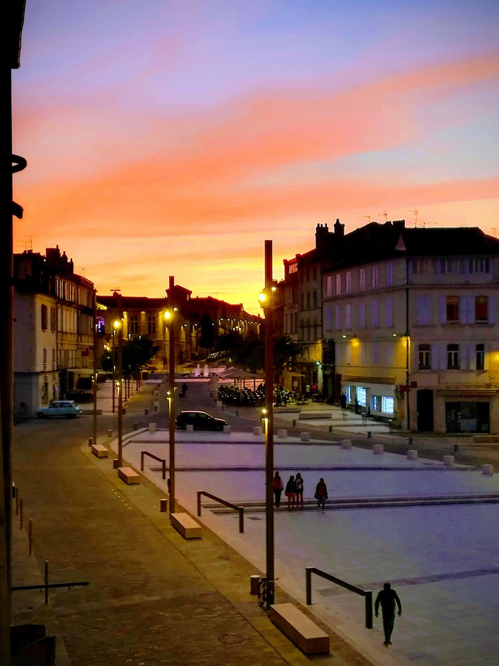 Sunset in Auch
