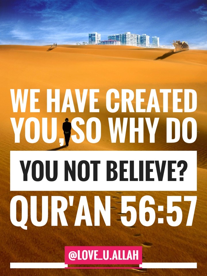 Powerful question from Allah