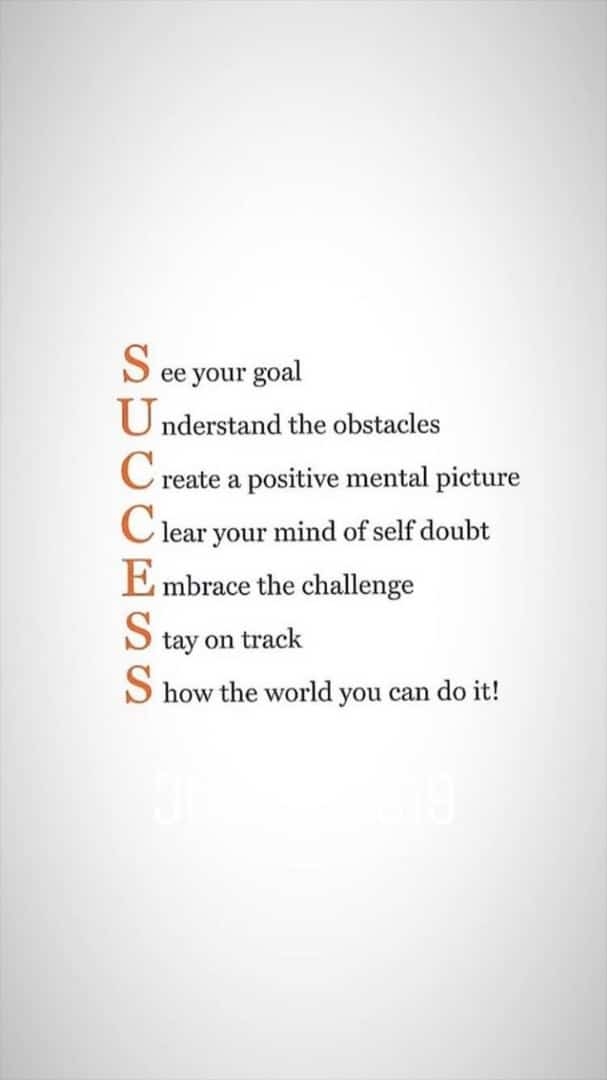 Definition of success