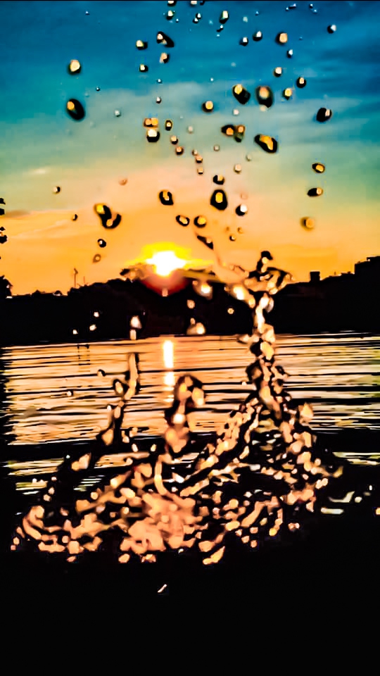 water .Sunset