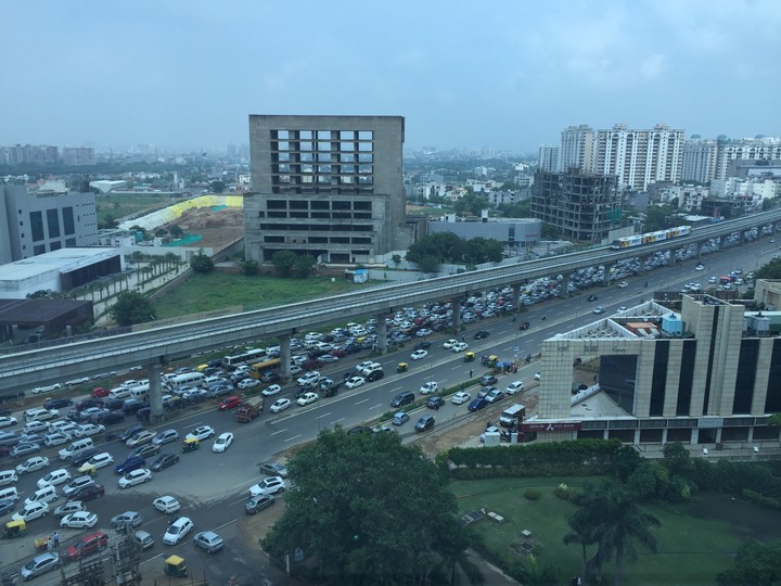 Jam in a City in India