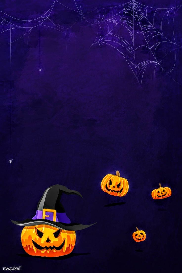 Purple Halloween Pumpkins
