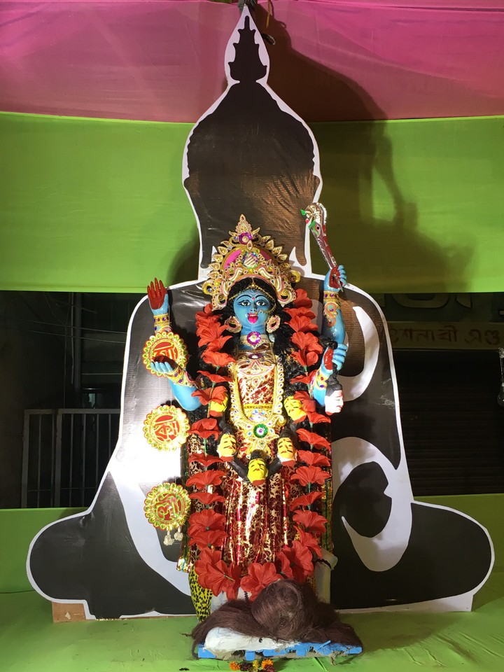 Kali Maa with Gautam Buddha
