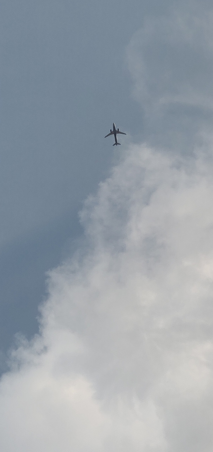 aeroplane flying low