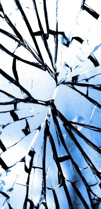 Broken glass