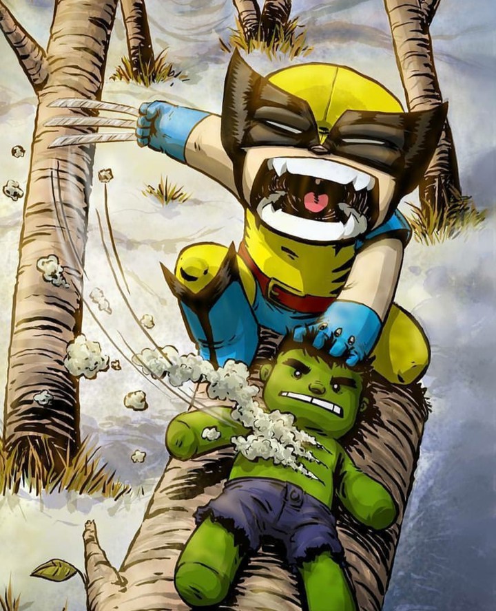 Wolverine and Hulk