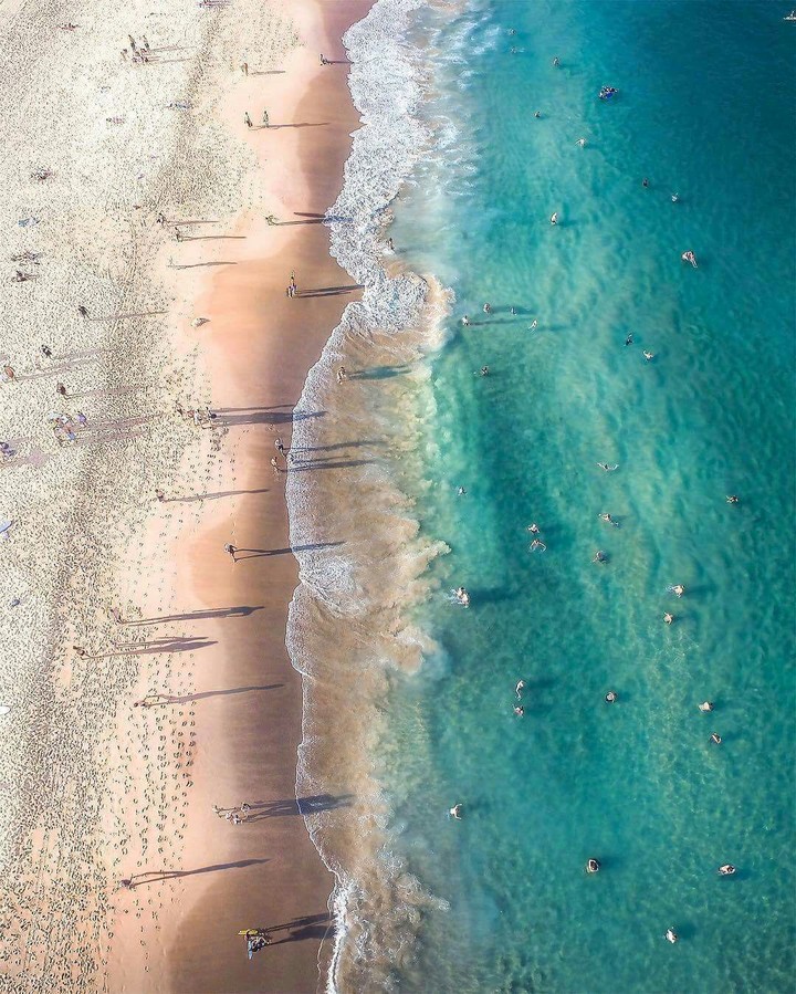 the beach