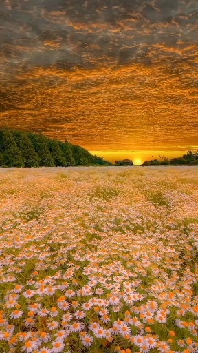 warm summer evening