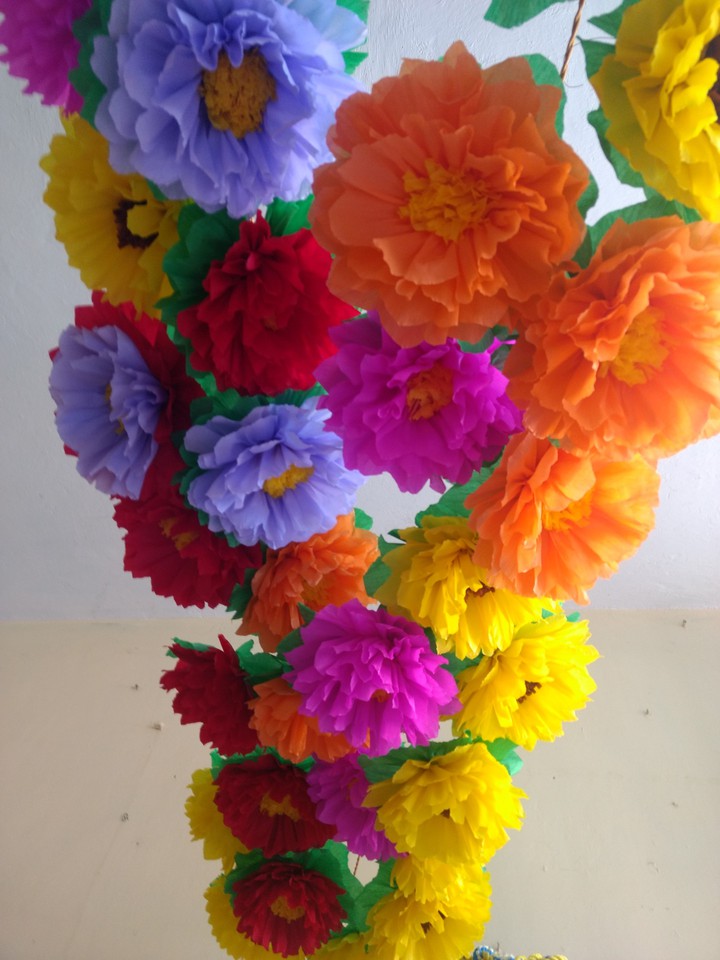 flores de papel