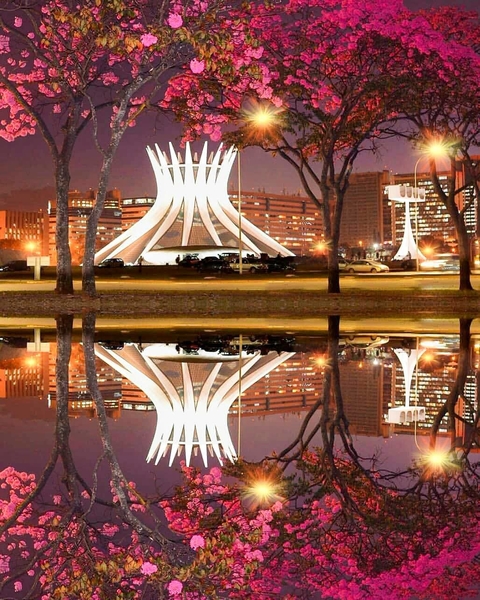 night, Reservoir वॉलपेपर