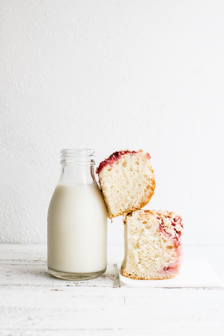 Homemade Cake With Milk