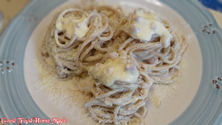 Carbonara spaghetti