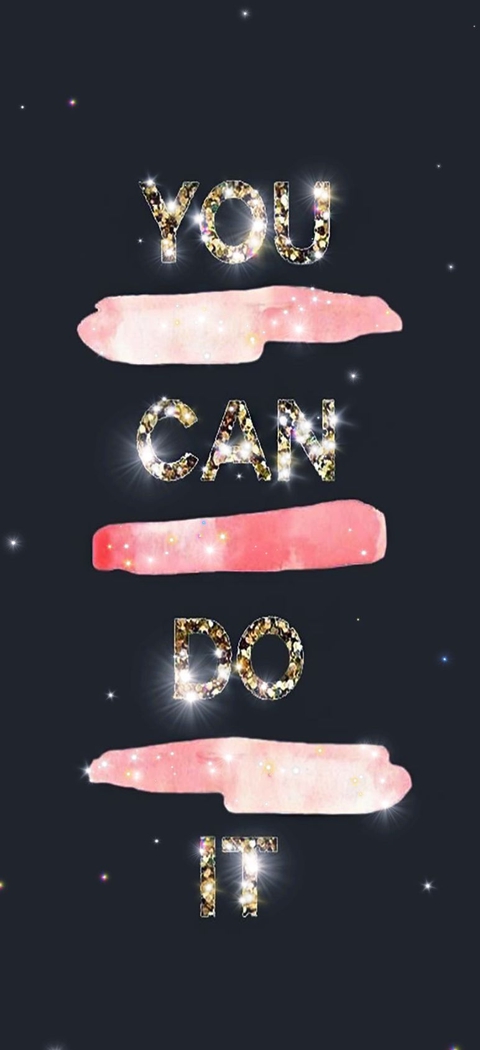 You can do it.