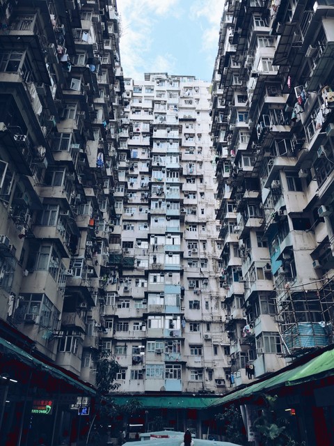 A scene in Hong Kong