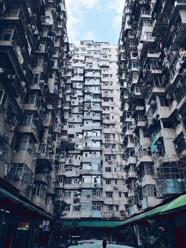 A scene in Hong Kong