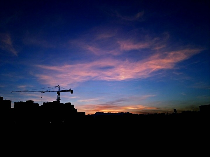 blue of sky