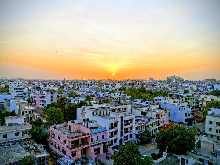 Sunset, Jaipur, Rajasthan, India