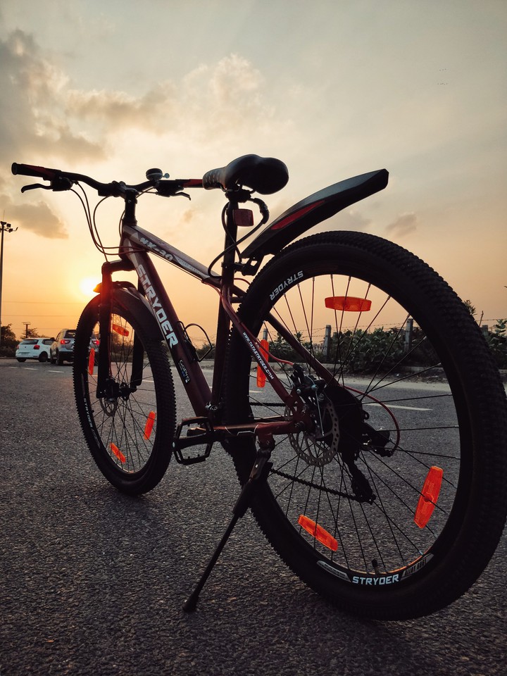 sunset on the wheels