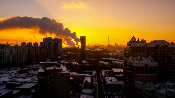Moscow sunset
