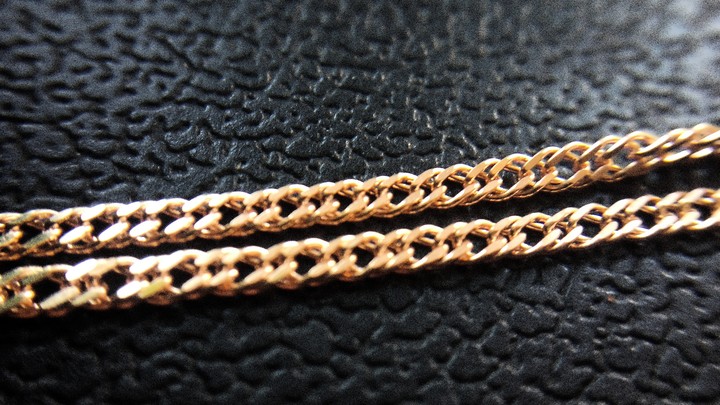 gold on the black